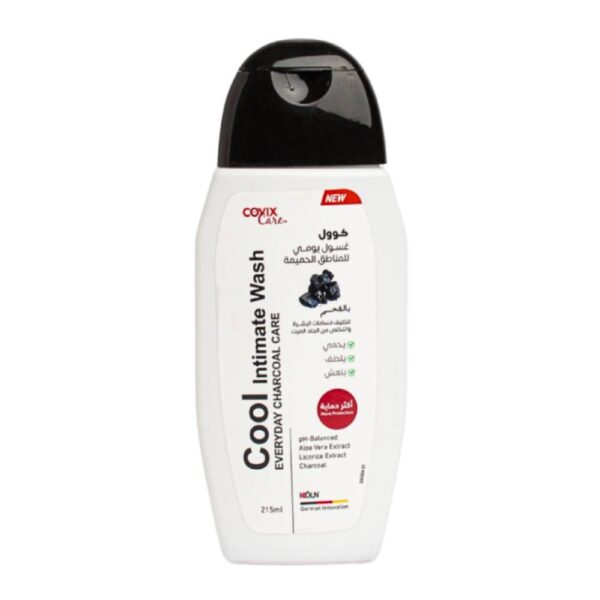  غسول المنطقة الحساسة كوفيكس كير كول اليومي بالفحم – 215 مل