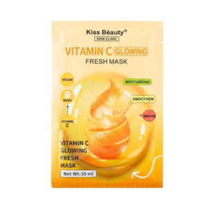 vit c ماسك ترطيب وتفتيح الوجه بالفيتامين C كيس بيوتي - 30 مل