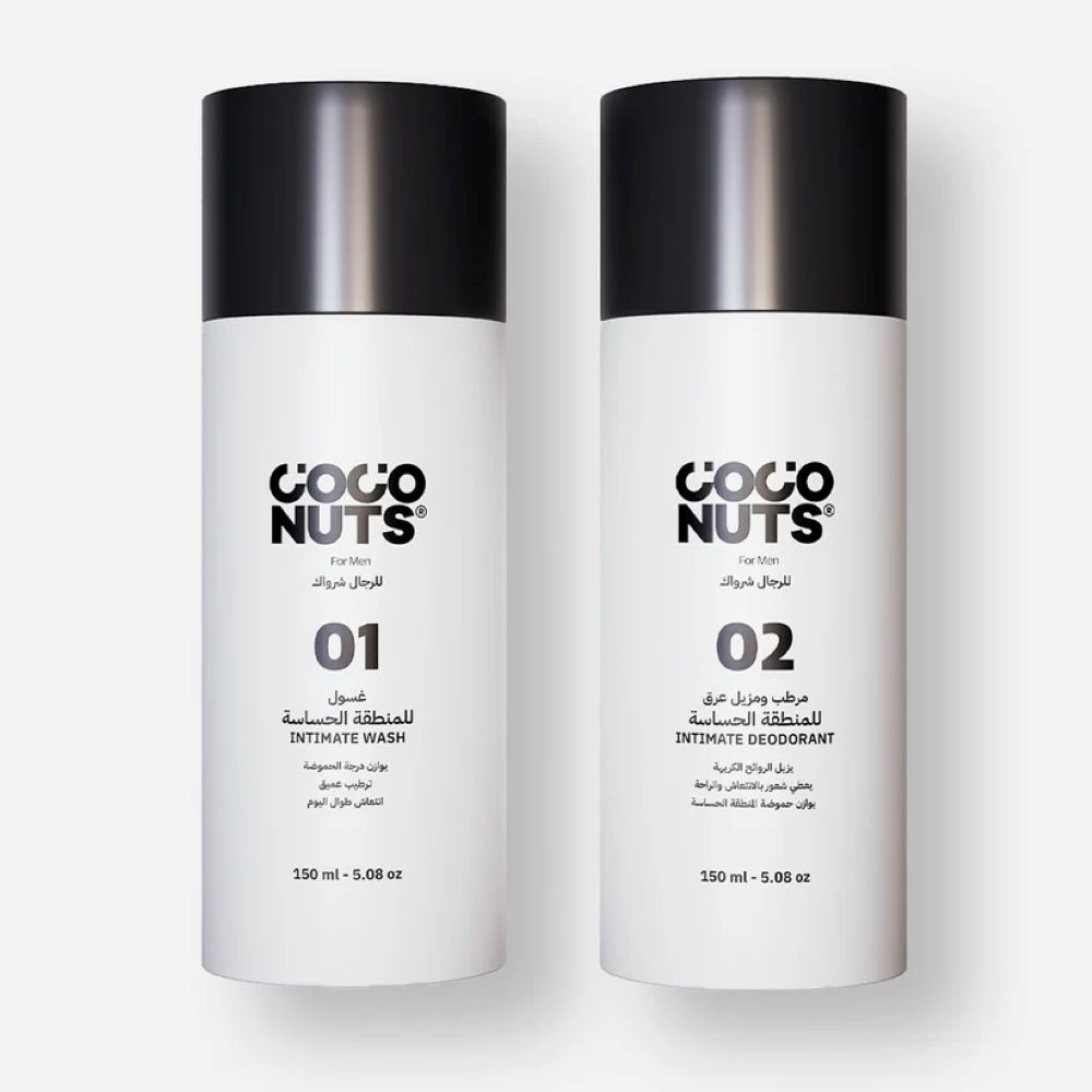 بكج غسول ومزيل عرق المنطقة الحساسة للرجال Coconuts - 150 مل