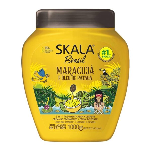 كريم علاج وتصفيف الشعر سكالا برازيل مراكوجا وزيت باتاوا – 1000 غ